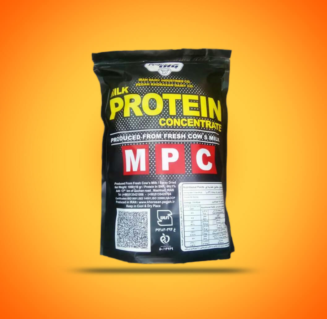 milk protein powder pegah | پودر پروتئین تغلیظ شده شیر پگاه | پروتئین mpc پگاه